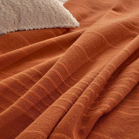 Покривало за легло atmosphera Anjali, Теракота, 160×220 cm, Памук