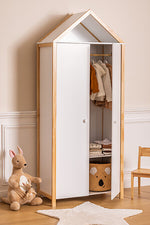 Atmosferă de garderobă pentru copii Kima, Lemn