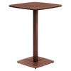 Bar table Alegoria square 2 seats ebony