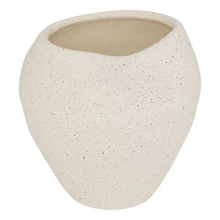 Ваза atmosphera Sien, Деконструирана, 23.5 cm, Бяла керамика