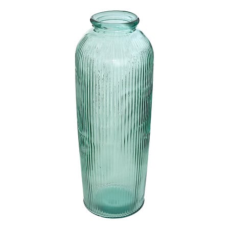 Ваза atmosphera Luz, Рециклирано стъкло, 72 cm, Зелена