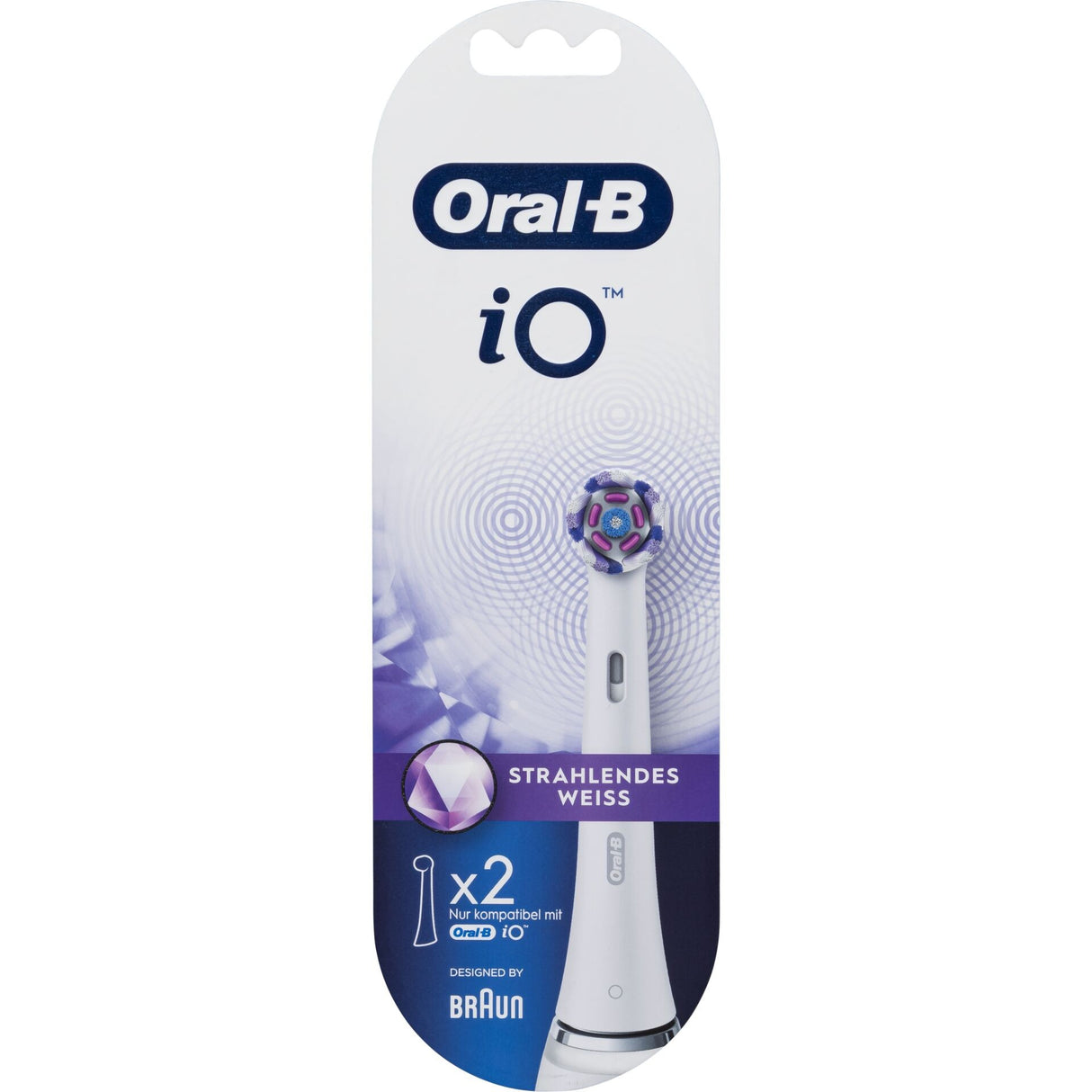 Cap de periuță de dinți electrică Oral-B Radiant White 416678, 2 buc.