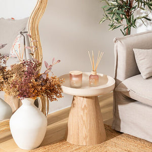 Masă laterală Atmosphera Hercyna, MDF, Ø40 cm