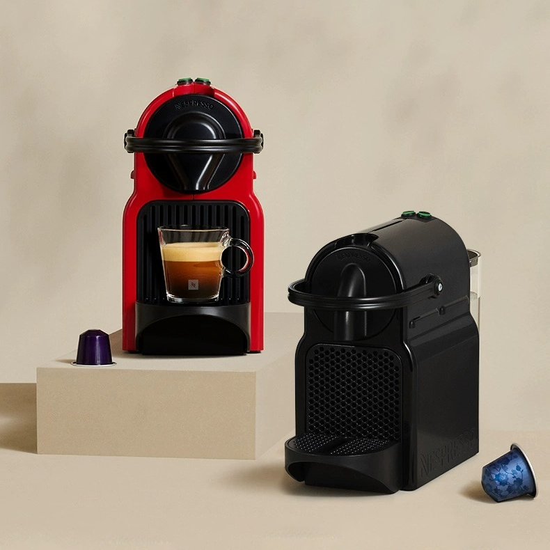 Espressor Krups XN1005 Inissia Nespresso, 1260W, 19 bar, 0.8 l, Capsule, Roșu