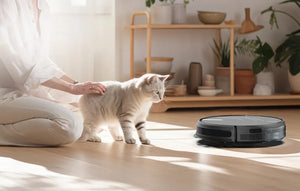 Aspirator robot AirRobo P30, 35W, Mop, 2600 mAh, Negru