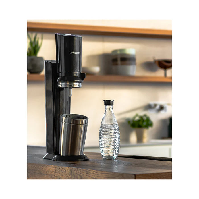 Set aparat de băuturi carbogazoase SodaStream Crystal 3.0, negru
