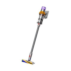 Aspirator vertical Dyson V15 Detect Absolute SV47 4469860, HEPA, Ecran LCD, 660W, Autonomie 60 min, Galben/Nichel