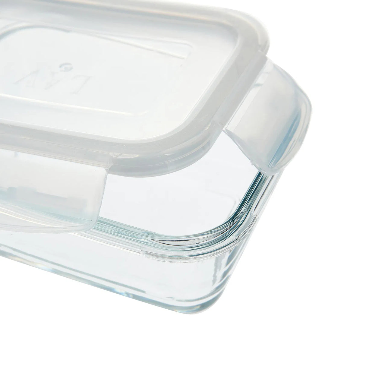 Borcan de sticlă LAV Fresco, 400 ml, capac transparent