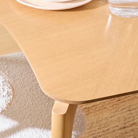 Masă de dining Atmosphera Ilona, ​​Gri nisipos, 180x90 cm