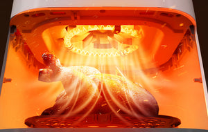 Friteuză cu aer cald Deerma DEM-KZ130W, 1300W, Capacitate 5,5 l, până la 200°C, 6 programe, Negru