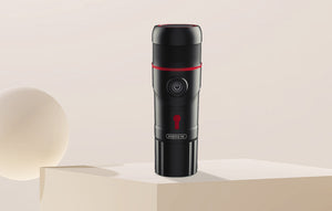 Cafetieră portabilă 3 în 1 HiBREW H4-premium, cu adaptor și husă, 15 bar, 80 W, 60