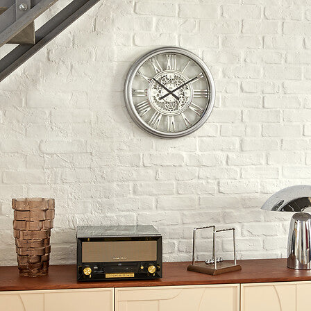 Ceas de perete Atmosphera Ricky, Mecanism, Metal, 40 cm