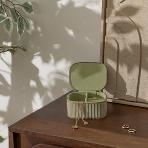 Cutie de depozitare Atmosphera Enya, Velour, 11x19cm, Verde