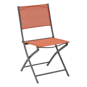 Modula amber graphite folding chair