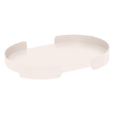 Oval tray Serva 35 x 50 cm aluminum clay