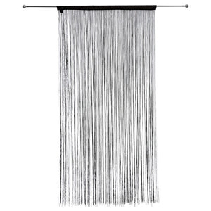 String curtain 90 x 200 cm black