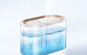 Umidificator de aer cu ultrasunete Deerma ST636W, 28W, 4.5L, sterilizare UV, aromaterapie, alb