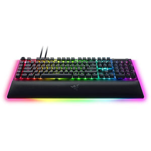 Tastatură de gaming Razer BlackWidow V4 Pro, switch-uri optice verzi, neagră