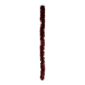 Гирлянд тип боа atmosphera Colorama de Noël, PET, 200 cm, Тъмночервен