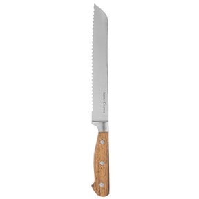 Нож за хляб 5five Elegancia, Неръждаема стомана и акация, 33,5 cm