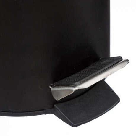 Coș de gunoi 5Five, 3L, Negru, bambus