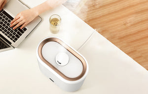 Umidificator de aer cu ultrasunete Deerma ST636W, 28W, 4.5L, sterilizare UV, aromaterapie, alb