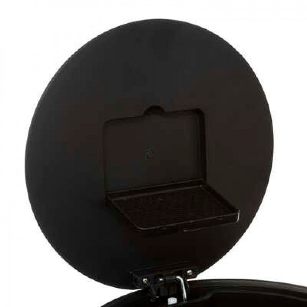 Coș de gunoi 5Five Delta, Metal, Negru, 30 L, 31.5x31.5x62 cm