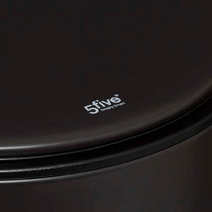 Coș de gunoi 5Five Delta, Metal, Negru, 30 L, 31.5x31.5x62 cm