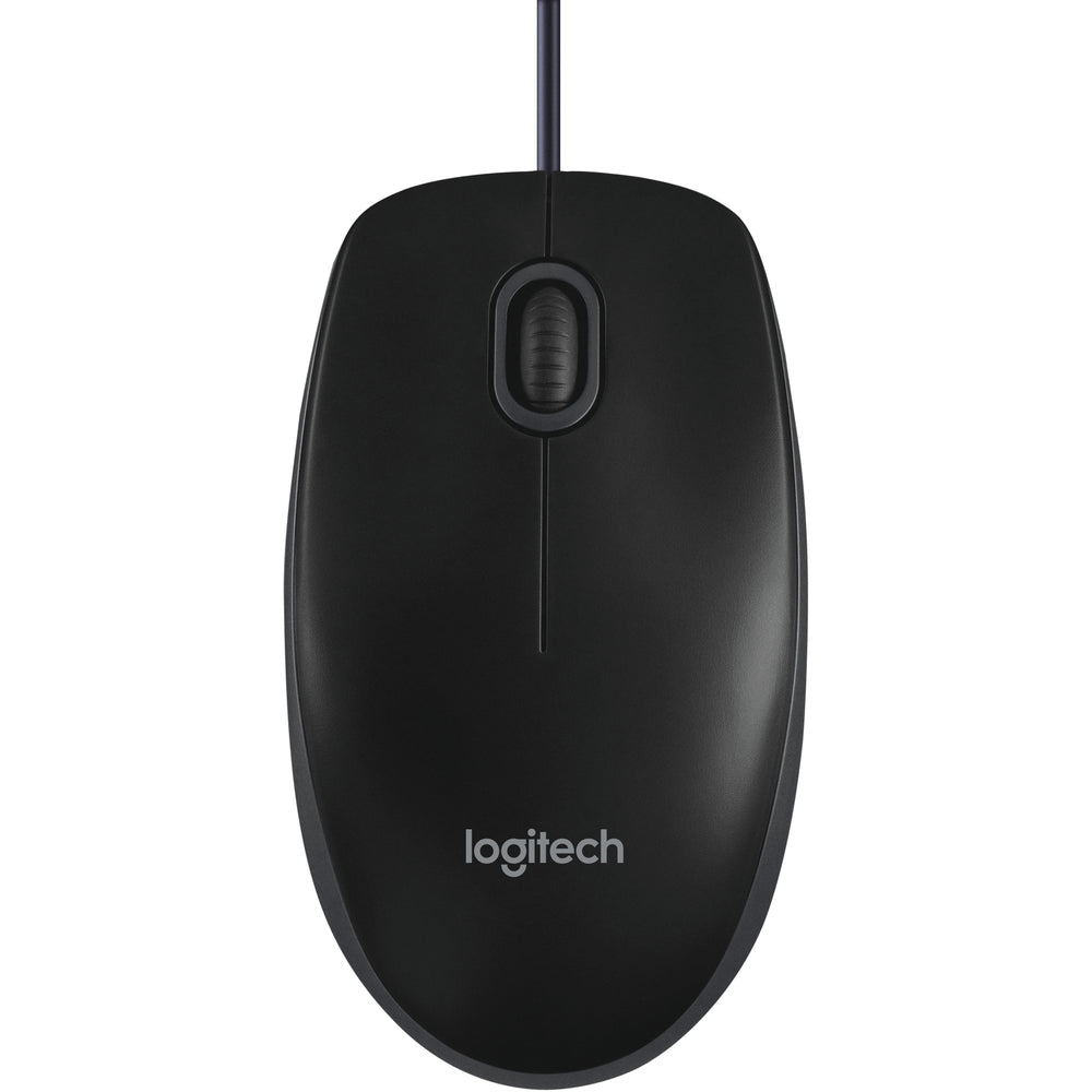 Mouse optic USB Logitech B100, negru