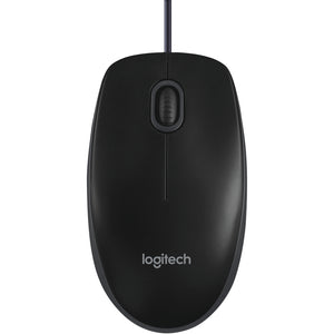 Mouse optic USB Logitech B100, negru