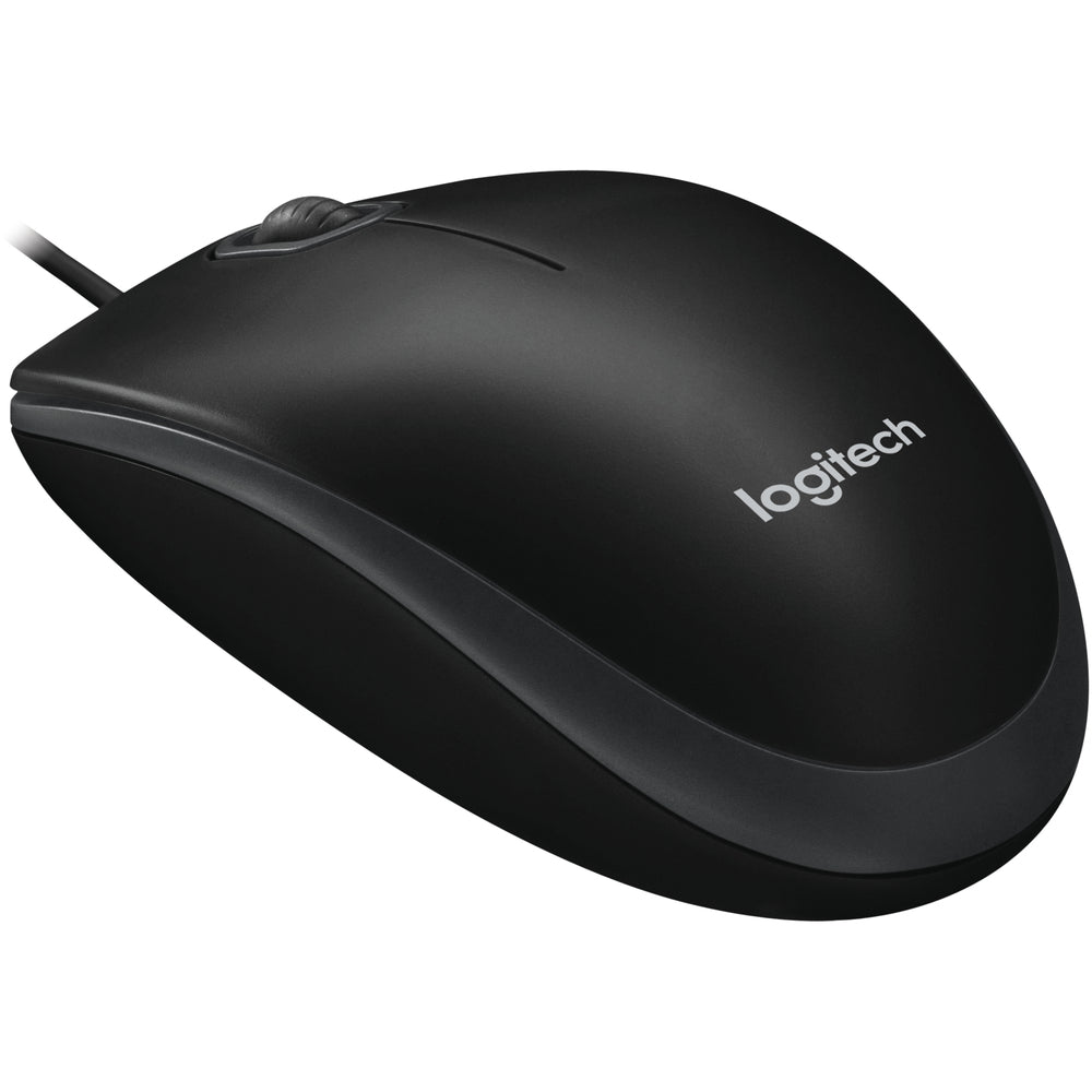 Mouse optic USB Logitech B100, negru