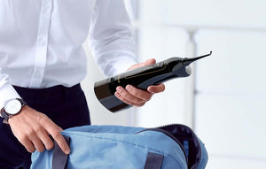 Set periuță de dinți cu ultrasunete FairyWill FW-507+FW-5020E și ață dentară, negru