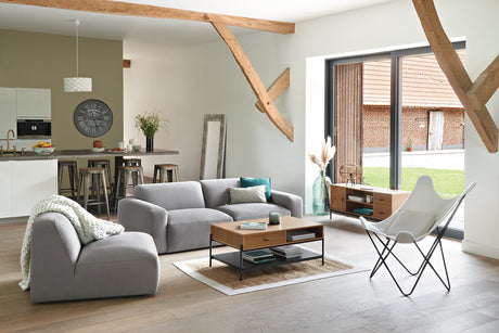 Vază Atmosphera Dame Jeanne, 73cm, sticlă, verde