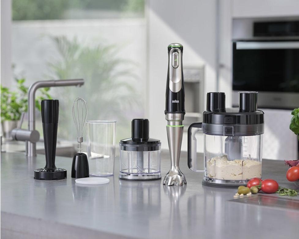 Mixer Braun MultiQuick 7045X, 1000W, Negru