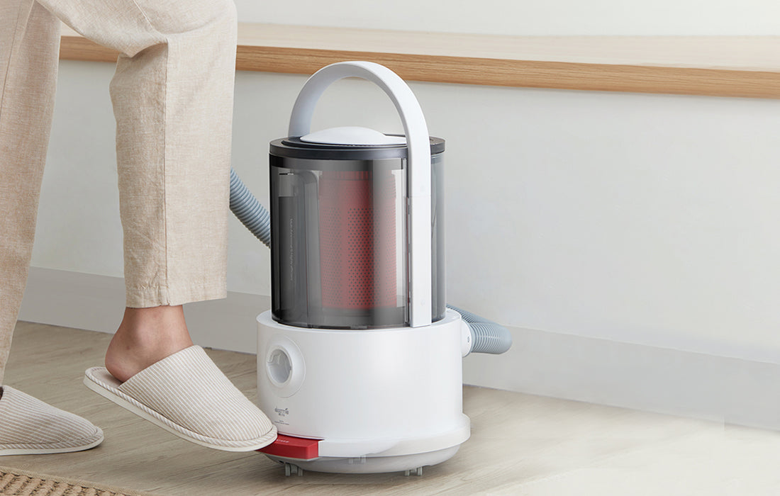 Aspirator multifuncțional Xiaomi Deerma TJ200, 800W, 18kPa, recipient de 6 l, rezervor de 3,5 l, alb