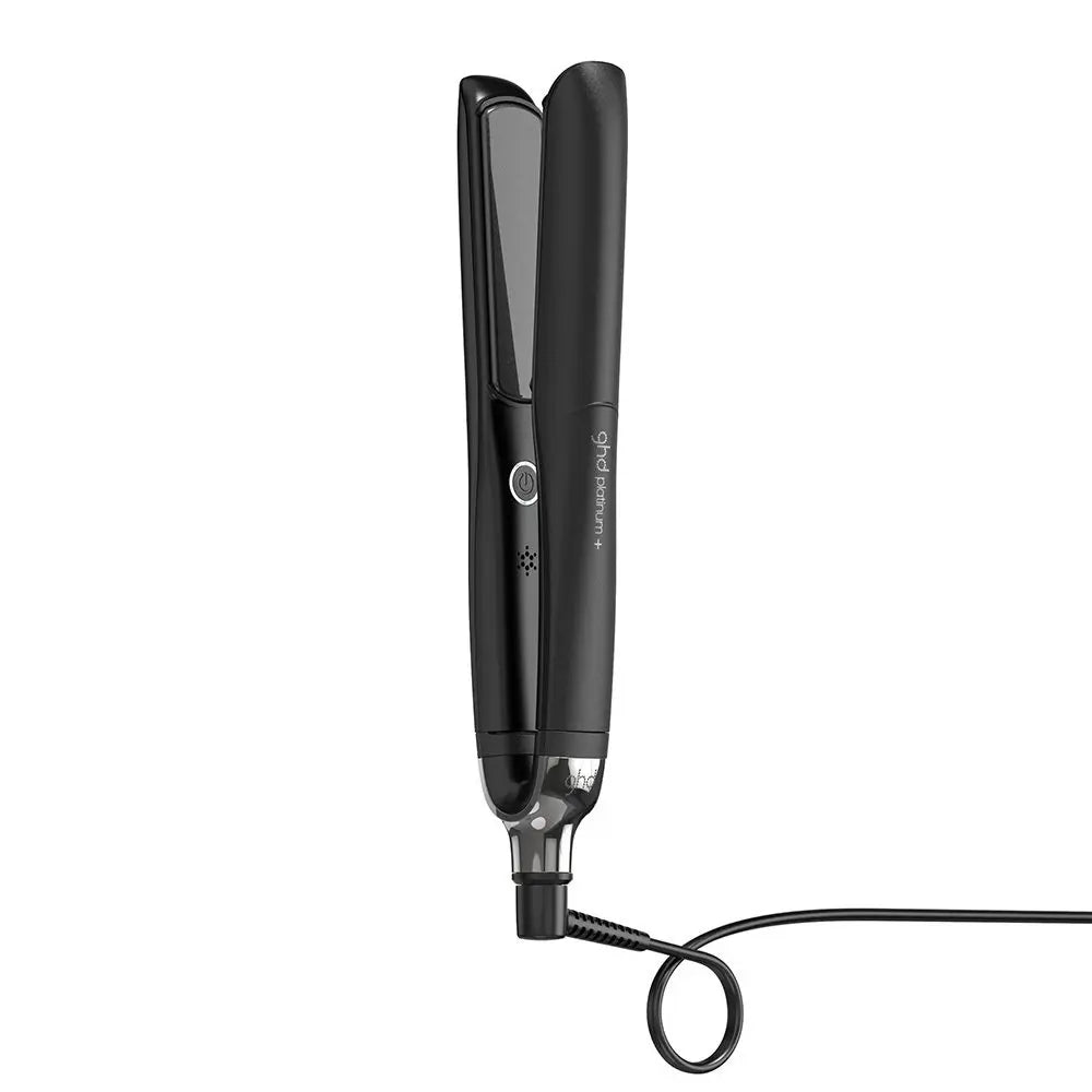 Placă de îndreptat părul inteligentă care recunoaște nevoile părului GHD, Platinum+ Black Styler, Negru