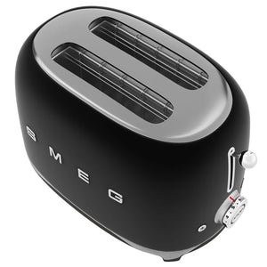 Prăjitor de pâine Smeg TSF01BLMEU, 950 W, 2 felii, Negru