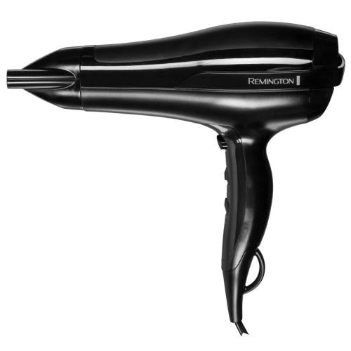 Uscător de păr Remington D5210, 2200 W, 2 viteze, concentrator, negru