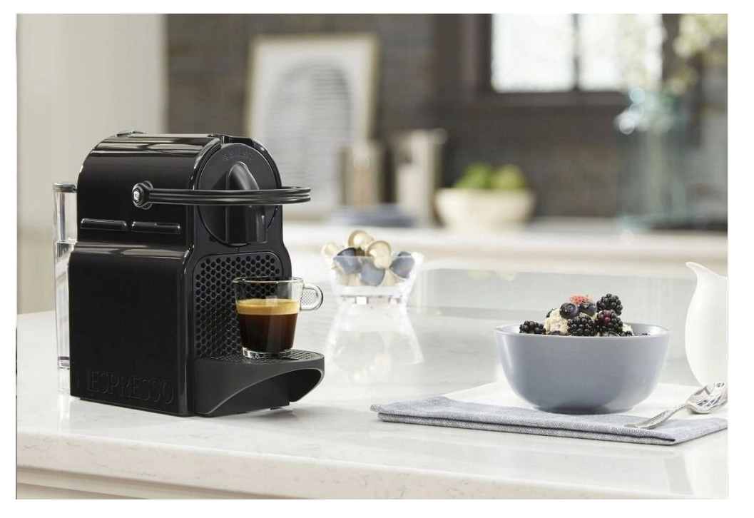 Espressor DeLonghi Nespresso Inissia EN80B, 0,8 L, 1260 W, 19 bare, Capsule, Negru