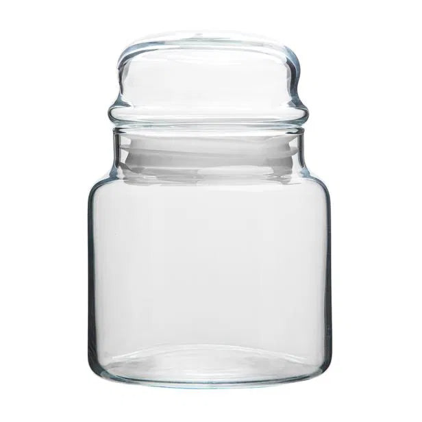 Borcan de sticlă cu capac pentru depozitare LAV Sera, 635 ml, 2 buc.