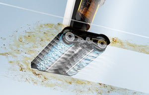 Aspirator vertical cu funcție de mop Deerma DEM-VX20W, 420W, Capacitate 500/600ml, IPX4, Alb