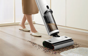 Aspirator Deerma, 230 W, 5000 mAh, 700/500 ml, Alb