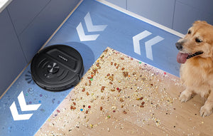 Aspirator robot Lubluelu L20, 40 W, Mop, Navigație LiDAR, 2600 mAh, Negru