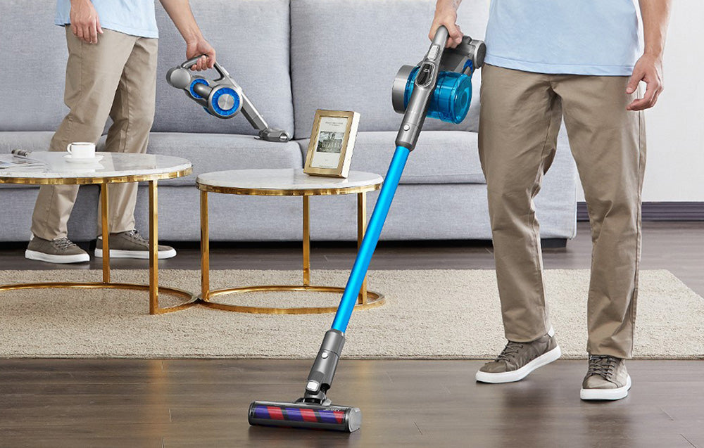 Aspirator vertical fără fir JIMMY JV85, putere de aspirare 185AW, putere 500W, autonomie 60 min, sSin