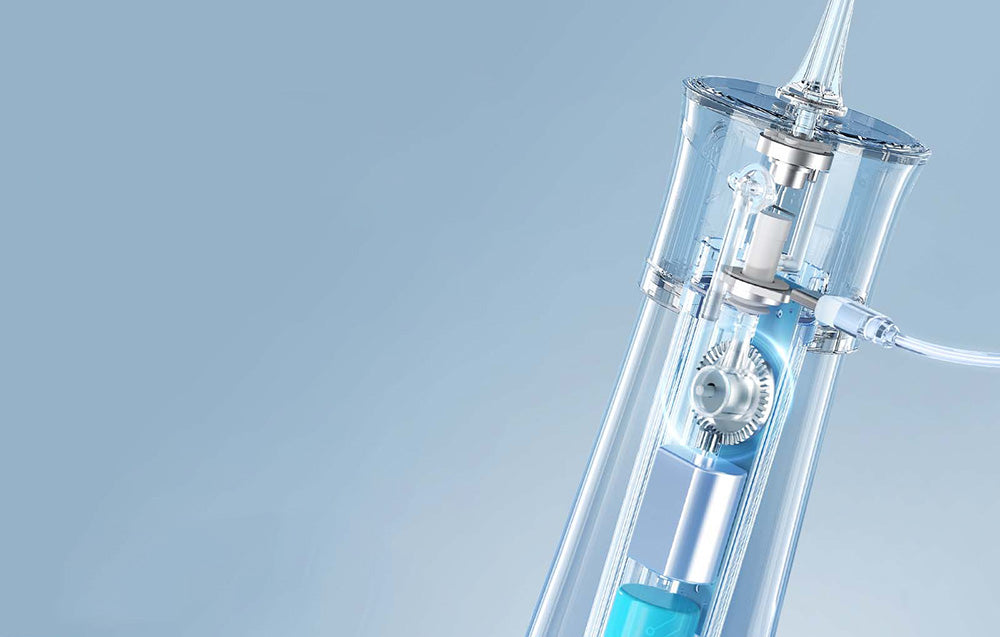 Irigator dentar FairyWill F30, 5 moduri, 300 ml, alb