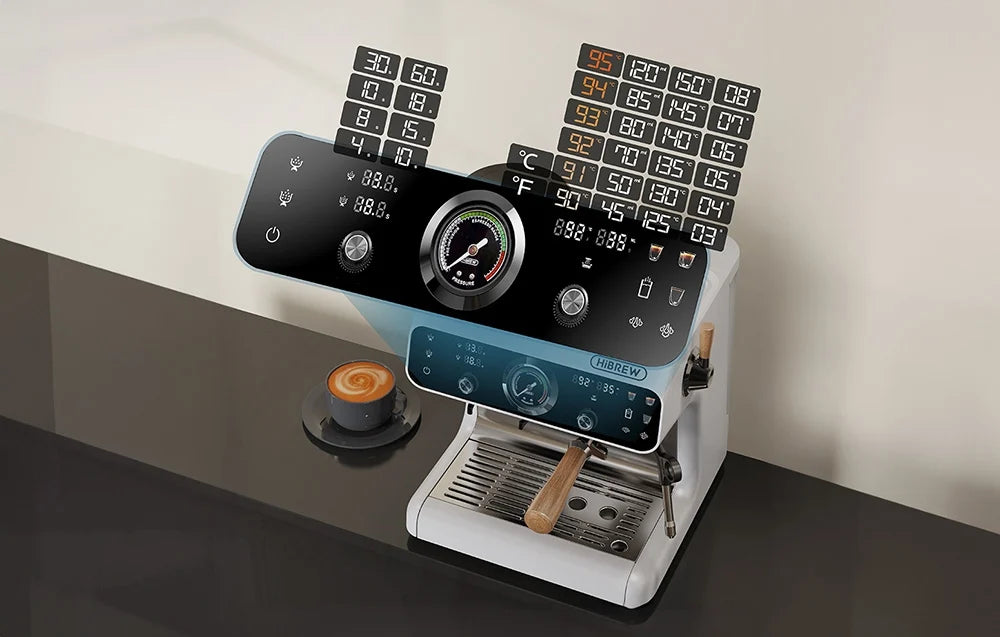 Espressor profesional HiBREW H7B, Alb