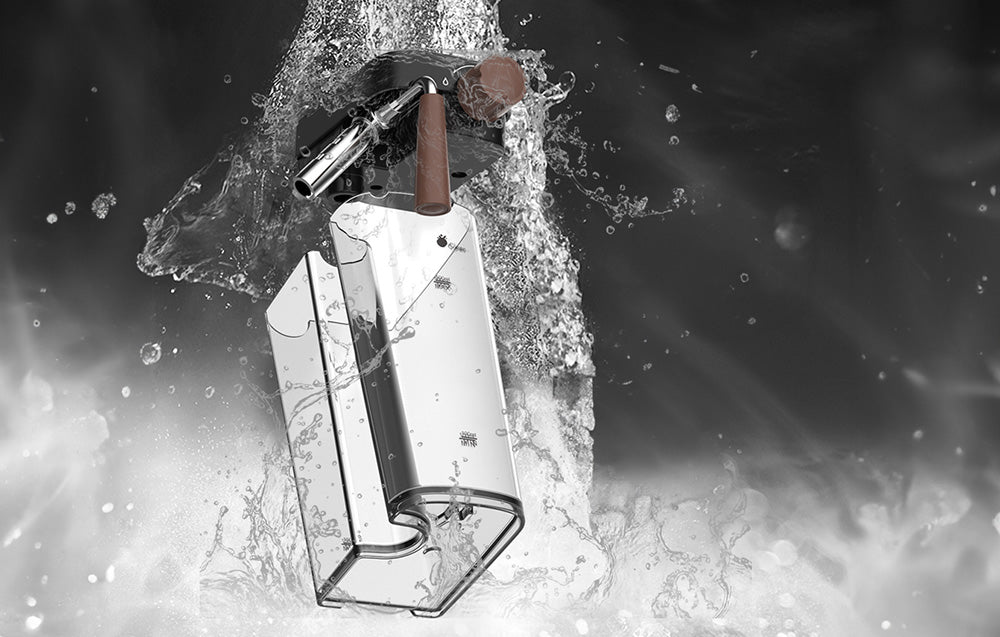 Espressor semiautomat cu spumator de lapte HiBREW H8A, 19 bar, 1250W, 1500 ml, Compatibil cu cafea măcinată, Negru