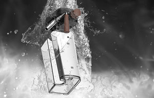 Espressor semiautomat cu spumator de lapte HiBREW H8A, 19 bar, 1250W, 1500 ml, Compatibil cu cafea măcinată, Negru