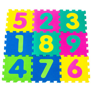 Puzzle pentru copii cu podea moale, joc de dame, 10 piese