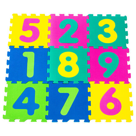 Puzzle pentru copii cu podea moale, joc de dame, 10 piese